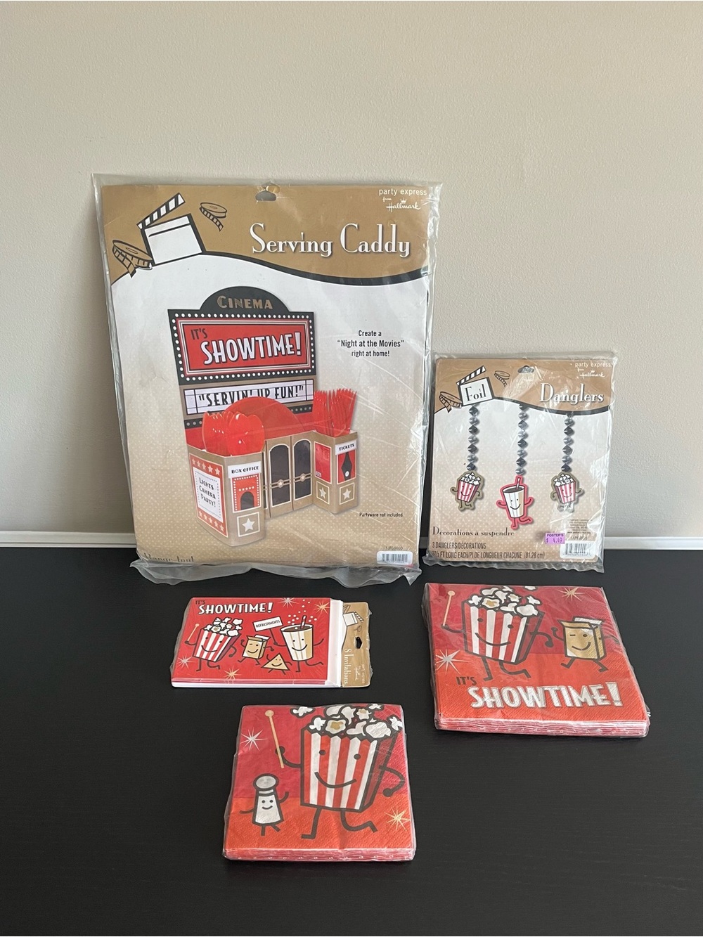 Hallmark Party Express Supplies Showtime Movie Cinema Hollywood Birthday
